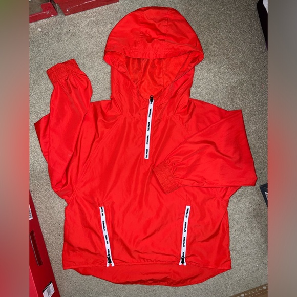 IVY PARK Red Orange Beyoncé Windbreaker - Picture 7 of 15